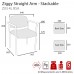 Ziggy Straight Arm Chair Stackable